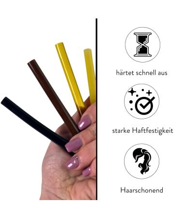 Hair2Heart Keratin Stick for Hair Extensions - Light Blonde - Easy Application & Maximum Hold - 1 Piece - Buy Online on GoSupps.com