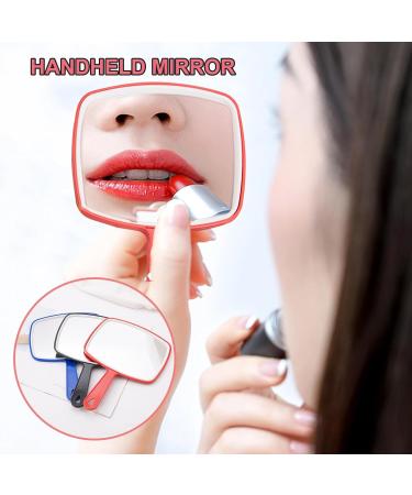 INGKE Hand Mirror 3pcs Handheld Mirrors Set for Makeup Get Ready in Style Hair and Skincare - Large Viewing Design Durable and Portable - Perfect for Home Salon and Travel - Buy Online on GoSupps.com