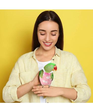 Namvo 4 Pieces Bird Diapers Flight Suite Liners Washable Reusable Protective Parrot Nappy Clothes with Waterproof Inner Layer Cute Urine Wet Suit for Parrot Macaw Budgies Parakeet L Size - Buy Online on GoSupps.com