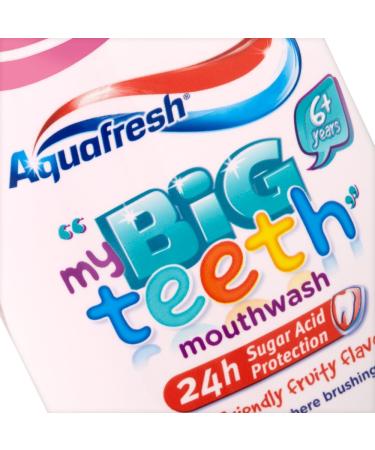 Aquafresh Mouthwash Big Teeth 300ml - Fresh Breath & Oral Care | International Shipping Available - Buy Online on GoSupps.com