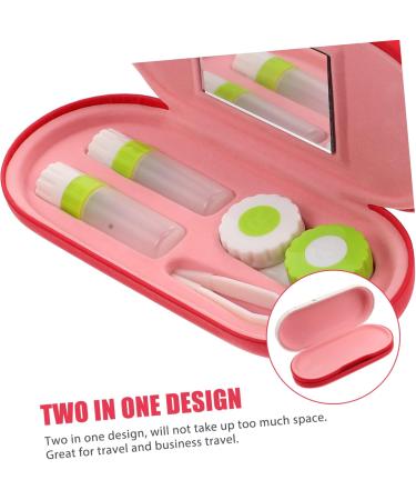 Gatuida Double-Layer Glasses Case Travel Set | Portable Lens Container Accessories with Mirror & Film | Precision Bracket Solution for All Travel Needs - Buy Online on GoSupps.com