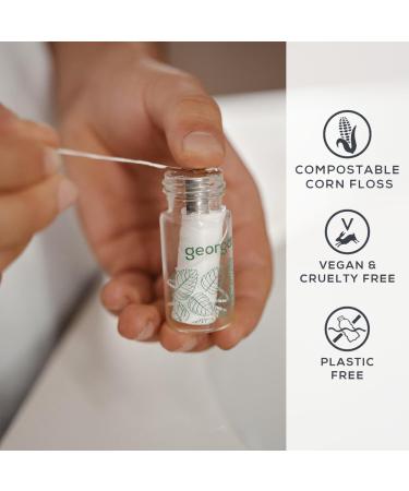 Georganics Vegan Dental Floss - Cruelty-Free Gluten-Free Orange 50m - Eco-Friendly Oral Care - Buy Online on GoSupps.com