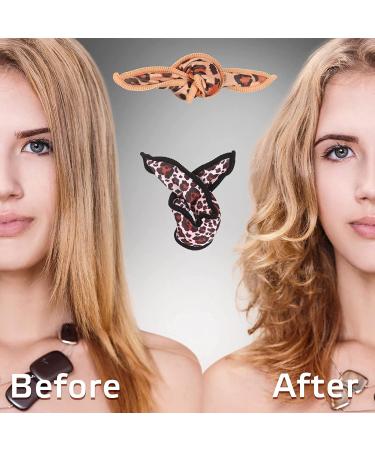 40-Piece Soft Foam Hair Rollers Set - DIY Hair Styling Tools in Black, Brown & Leopard Dot - Buy Online on GoSupps.com