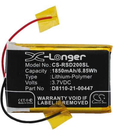Battery Replacement for Roberts D8110-21-00447 Sports DAB2 - 1850mAh | International Shipping Available - Buy Online on GoSupps.com