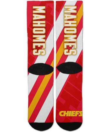 FBF NFL Patrick Mahomes Game Day Crew Socks - Kansas City Chiefs | Medium - Buy Online on GoSupps.com
