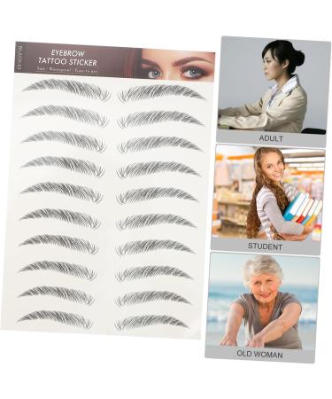 Balacoo 84 Pcs Eyebrow Stickers Waterproof Stickers Transfer Eyebrows Eyebrow Tattoos Stickers 3d Cosmetic - Buy Online on GoSupps.com