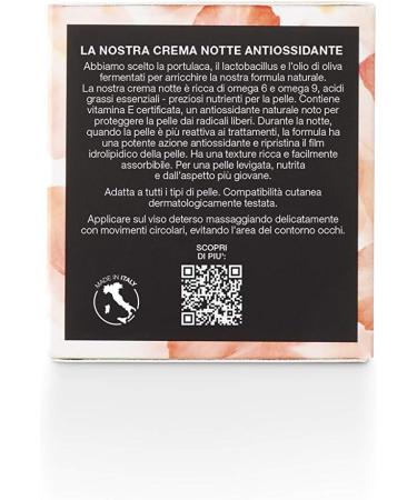  Florena FLORENA Fermented Skincare Natural Antioxidant Night Cream Purple Face Cream Fermented Organic Lactobacillus & Olive Oil Antioxidant Vegan Women's Cream 50 ml - Buy Online on GoSupps.com