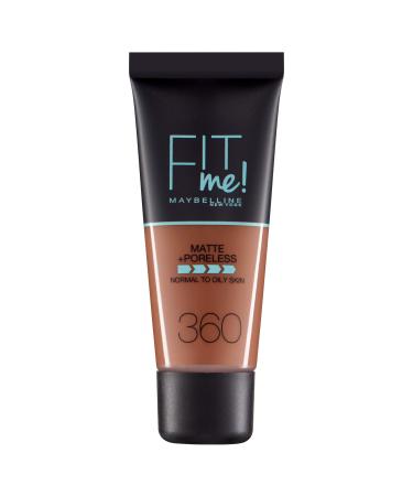 Maybelline Fit Me Mate Y Affinaporos Tono 360 Mocha Base De Maquillaje Calca A Tu Tono Y Textura Pieles Muy Oscuras – 30 ml