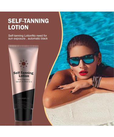 Tone Organic Skincare Hydrating Sunless Tanner 125ml Moisturizing Self Tanning Cream Sunless Tanner Tanning Lotion for Deep Skin Tone - Buy Online on GoSupps.com
