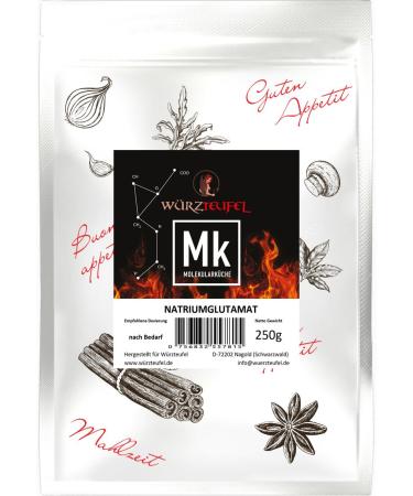 Glutamate de sodium, glutamate monosodium, exhausteur de goût E 621 Sachet de 250 g