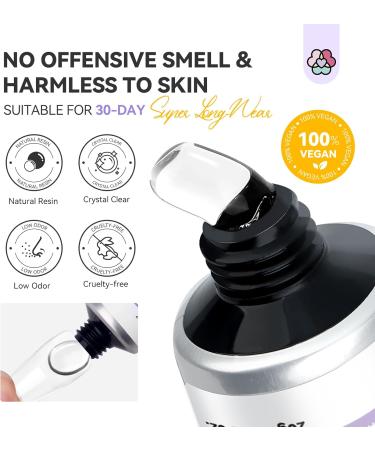 SAVILAND 20g Solid Nail Glue Gel Ultra-Durable Strong Nail Glue for Acrylic Nails & Press on Nails Rhinestone Glue Gel Nail Tips Glue High-Tech UV Cured Gel Nail Glue for Fake Nails 3D Nail Art - Buy Online on GoSupps.com