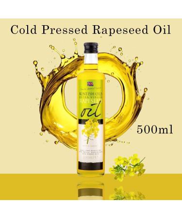 Kentish Oils Extra Virgin Rapeseed Pick N Mix - Choose From 4 Flavours | Blended Lemon Cold Pressed Rapeseed-Oil Blended Jalapeno Chilli Blended Garlic & Herbs Elevate your Cooking - Pack of 4 - Buy Online on GoSupps.com