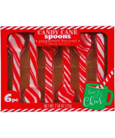 Ja'Cor Peppermint Candy Canes Spoons Red & White Edible Spoon for Hot Chocolate Cocoa Tea Coffee Christmas Stocking Stuffer Party Favors Decorations Bundle with 1-Collapsible Cup(2 Box 12 Ct) - Buy Online on GoSupps.com