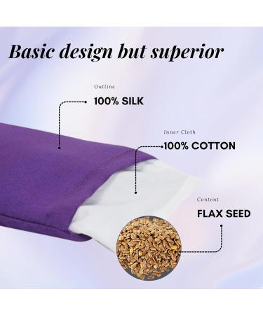 Everyday Yoga Eye Pillow for Meditation & Stress Relief | Weighted Eye Mask - Plum - International Shipping Available - Buy Online on GoSupps.com