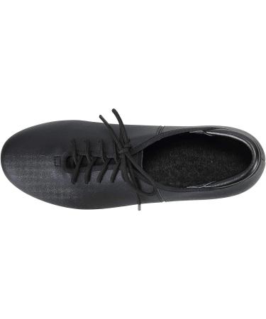 Linodes PU Leather Lace Up Tap Dance Shoes - Women/Men - Size 9 Women/8 Men - Black - Buy Online on GoSupps.com