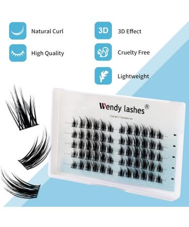 15mm C Curl Cluster Lashes 0.07mm - Soft and Wispy DIY Lash Extensions | Reusable Individual Eyelash Clusters | FD-D33-0.07-C-15 - Buy Online on GoSupps.com