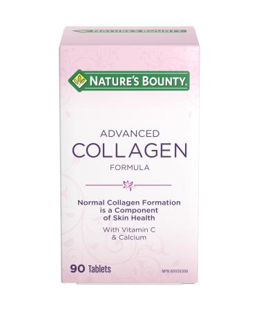 Nature's Bounty Advanced Collagen Formula with Vitamin C and Calcium 90 Tablets