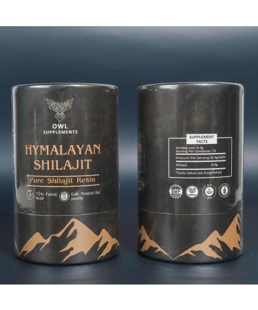 Himalayan Shilajit Pure - 75% Fulvic Acid for Maximum Potency - Lab Tested Shilajit Resin for Men - Boost Stamina and Endurance - Improve Mental Clarity and Focus - Non-GMO Vegan - 75 Servings - Buy Online on GoSupps.com