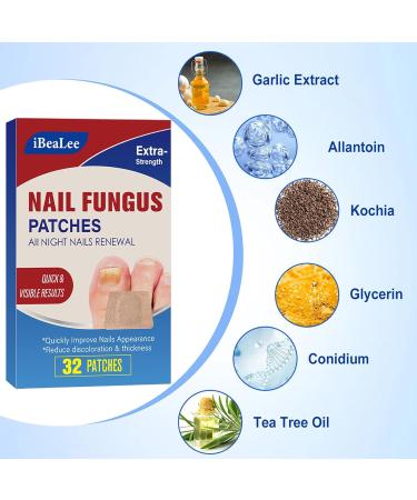 Fungal Nail Treatment - Nail Fungus Treatment for Toenail - Toe Nail Treatment Extra Strong - Nail Repair Treatment for Restores Damaged Nails - 8 Hours Nail Repair Restores Healthy Nails(32 Patches) - Buy Online on GoSupps.com