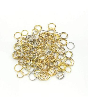 180 Hair Rings Braid Rings - 3 Colors 2 Sizes | Punk Hip Hop DIY Hairstyle Accessories - Buy Online on GoSupps.com