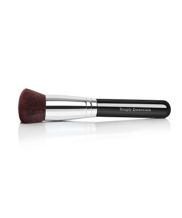 Round Kabuki Makeup Brush for Liquid, Cream, Mineral & Powder Foundation - Prime Quality Design with Carrying Case & E-Book - Buy Online on GoSupps.com
