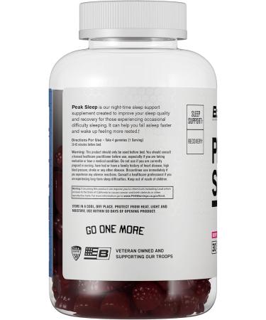 BARE PERFORMANCE NUTRITION BPN Peak Sleep Gummy Sleep Aid & Recovery Support Supplement 30 Servings Berry - Buy Online on GoSupps.com