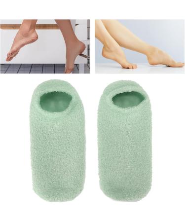 Qukaim Dry Feet Moisturizing Socks Moisturizing Foot Gel Socks Reusable Cracked Skin Care Socks Prevent Slip Foot Mask Green Remove Dry Feet 1 Pair - Buy Online on GoSupps.com