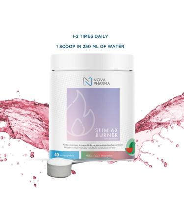 Nova Pharma Pre Workout Powder Watermelon - Garcinia Cambogia - L Carnitine Supplement - Chromium Supplement - 40 Servings (Watermelon) - Buy Online on GoSupps.com