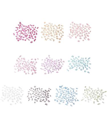 200Pack 3D Crystal Nails Jewelry DIY Manicure Decals Crystal Gems Nail Art Nail Tips Rhinestones Decorations Accessory Nail Art Resin Studs Decorative Resin Stones for Nails Nail Art Resin Crystals See Through Black - Buy Online on GoSupps.com