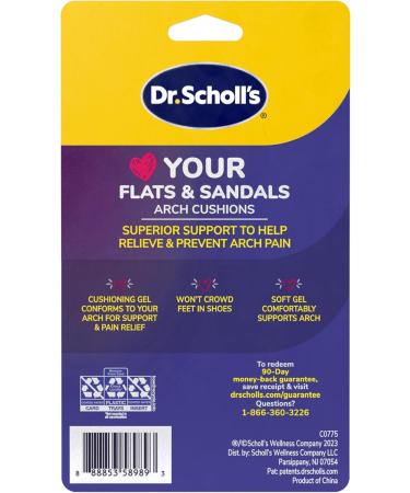 Dr. Scholl's Stylish Step Hidden Arch Support - 3 Pairs for Comfortable Flats - Buy Online on GoSupps.com