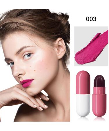  PUCHEN Lip Capsules Pills | Matte Lipstick for Women - Lipstick Lip Pencil Lip Stain Waterproof Matte 24 Hour Stay On - Buy Online on GoSupps.com