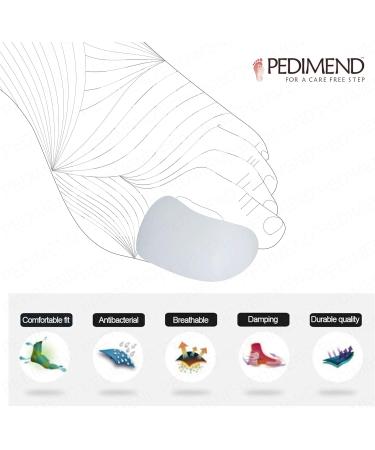PEDIMEND Soft Silicone Big Toe Caps for Ingrown Nail Relief - Foot Pain Relief - Prevent Corns & Blisters - Men and Women - Foot Care (4 Pair/8pcs) - Buy Online on GoSupps.com