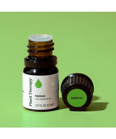 Plant Therapy Melissa Essential Oil 2.5 mL (1/12 oz) 100% Pure Undiluted Therapeutic Grade Melissa 0.08 Fl Oz (Pack of 1) - Buy Online on GoSupps.com