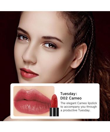 Painting Glass Week 5Pac Lipstick Set - High-Gloss Moisturizing Rich Color for Silky Lips - Deep Nourishing Treatment & Vivid Shine - Buy Online on GoSupps.com