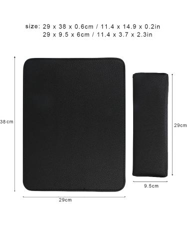 Yunnyp Nail Art Hand Cushion Pillow Soft Beauty Salon Nail Hand Rest Pillow Washable Hand Holder Sponge Pillows Nail Art Manicure Tool Black - Buy Online on GoSupps.com