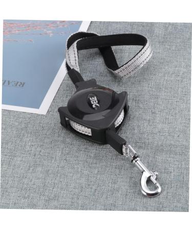 iplusmile Retractable Dog Leash - 1.4m Nylon Extendable Leash for Puppy & Medium Dogs - Flexible Jogging Leash in Black - Buy Online on GoSupps.com