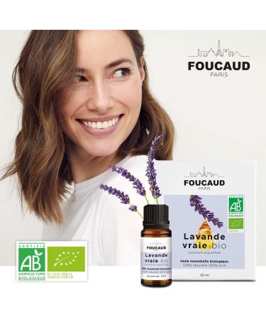 Foucaud Real Lavender Roll-On 10ml | 100% Natural & Bio | Certified Organic Essential Oil | Lavandula Angustifolia | French Brand Since 1946 - Buy Online on GoSupps.com