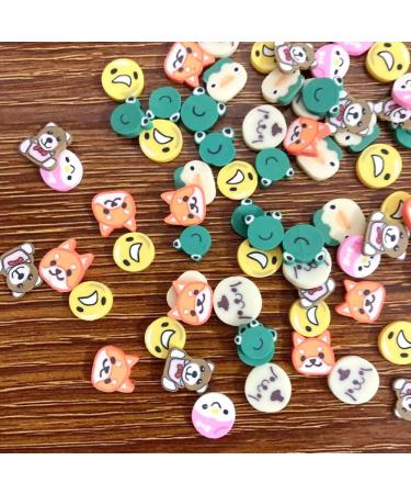 RT 100g Mixed Cute Animal Slices Polymer Clay Sprinkles DIY Slime Filling Material Accessories Nail Art Decoration Y425 (Color : Animal) - Buy Online on GoSupps.com
