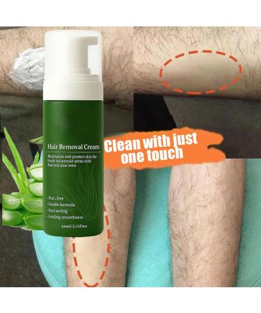 Men's hair removal cream gentle no-shave facial hair removal spray fast-acting moisturizing nourishing and non-sticky (3PCS) - Buy Online on GoSupps.com