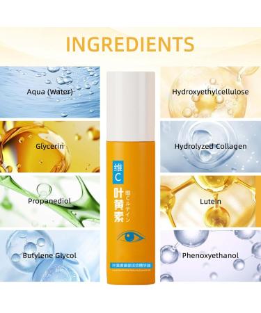 Luteine Yeux Lut ine Eye Oil VC Lut ine huile essentielle contour des yeux VC s rum anti-rides la lut ine s rum contour des yeux anti- ge pour l' limination des rides (8ML 1PC) 1PC 8 ml (Lot de 1) - Buy Online on GoSupps.com
