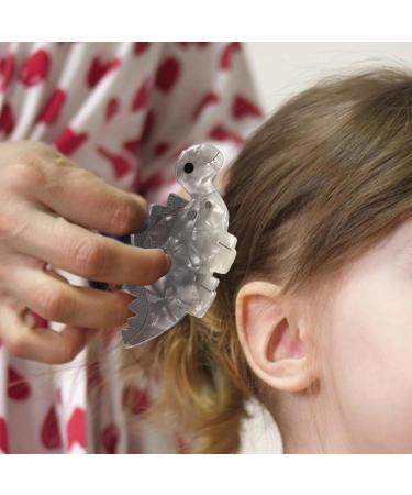 Sirseon Animal Hair Clips | Cartoon Acrylic Hair Jaw Clamps | Fashionable Creative Acrylic Hair Accessories For Toddler Kids Children Daily Use Ankylosaurus - Buy Online on GoSupps.com