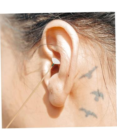 PACKOVE Earwax Cleaning Tools Kit with Wooden Box Durable Wood Abs Ear Cleaning Tools for Ear Hygiene Set Dark Red - Buy Online on GoSupps.com