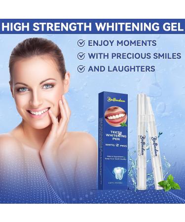 Teeth Whitening Pen (4 Pens) | Fast Results, No Sensitivity | Professional Tooth Whitening Gel Kit for Bright White Smile | Oral Care Stain Remover - Buy Online on GoSupps.com