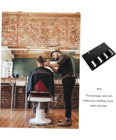 FRCOLOR 1pc Electric Fader Bracket Stand Clipper Storage Rack Clipper Wall Holder Clipper Rack Barber Clipper Organizer Trimmer Rack Holder Simple Plastic - Buy Online on GoSupps.com