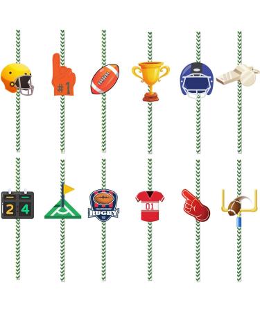 Parties Straws for Cocktails - Cocktail Drink Straws Decorations Parties Straw and Flag Decoration for Theme Parties Coffee Shop Ball Watching and Bar - Buy Online on GoSupps.com