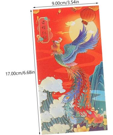 ABOOFAN 60 Pcs Trendy Red Envelope Chinese Red Packets Red Envelopes Chinese Lucky Money Envelopes Chinese Red Envelope Chinese Festival Red Envelopes Paper Lunar Calendar Thousand Yuan - Buy Online on GoSupps.com