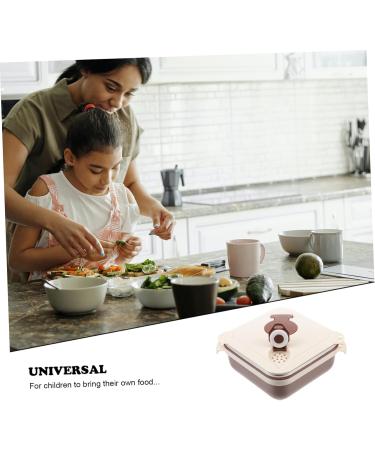 Zerodeko Square Instant Noodle Bowl Snack Carrying Container 304 Stainless Steel Household Products Student - Buy Online on GoSupps.com