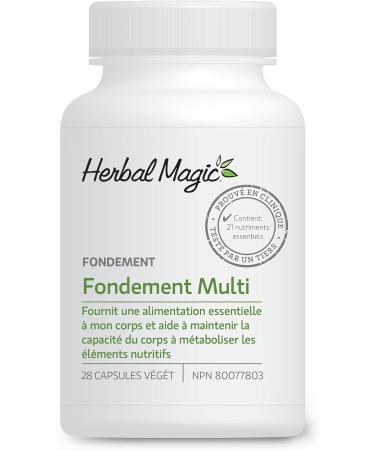Herbal Magic Foundation Multivitamin with Iodine + Chromium for Metabolism Support during Weight Loss to Maintain Health & Energy Non-GMO Vegetable Capsules - Buy Online on GoSupps.com