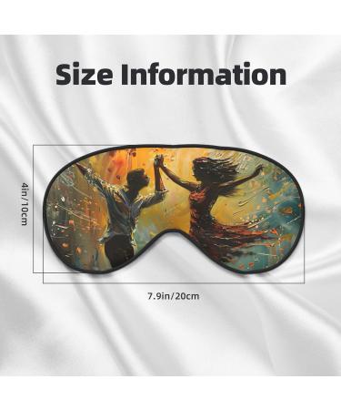 Dance with Music Soft Sleep Eye Mask Female Breathable Eye Patch Perfect for Travel and Relaxation - Buy Online on GoSupps.com