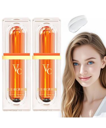 Yutdiery Crema De Maquillaje Natural Multi-vc 5 in 1 Vc Bb Cream Vc Magic Cream Japanese VitaminC Makeup Tone up Creams VcBrighteningCream VcCream for Face Quick Makeup Moisturizer